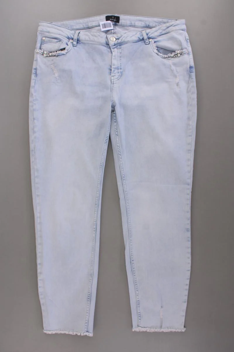 Monari Skinny Jeans Gr. 48 blau
