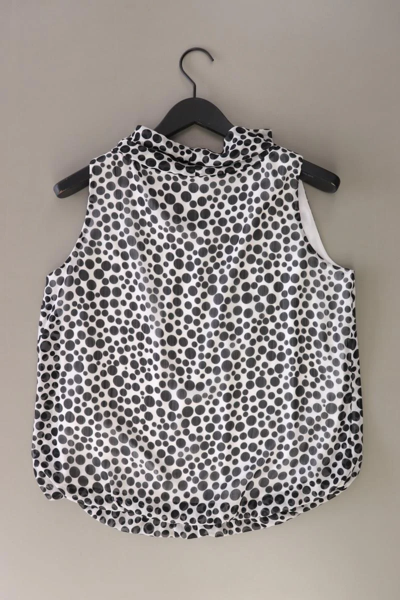 Best Connections Ärmellose Bluse Gr. 42 gepunktet schwarz aus Polyester - Image 2