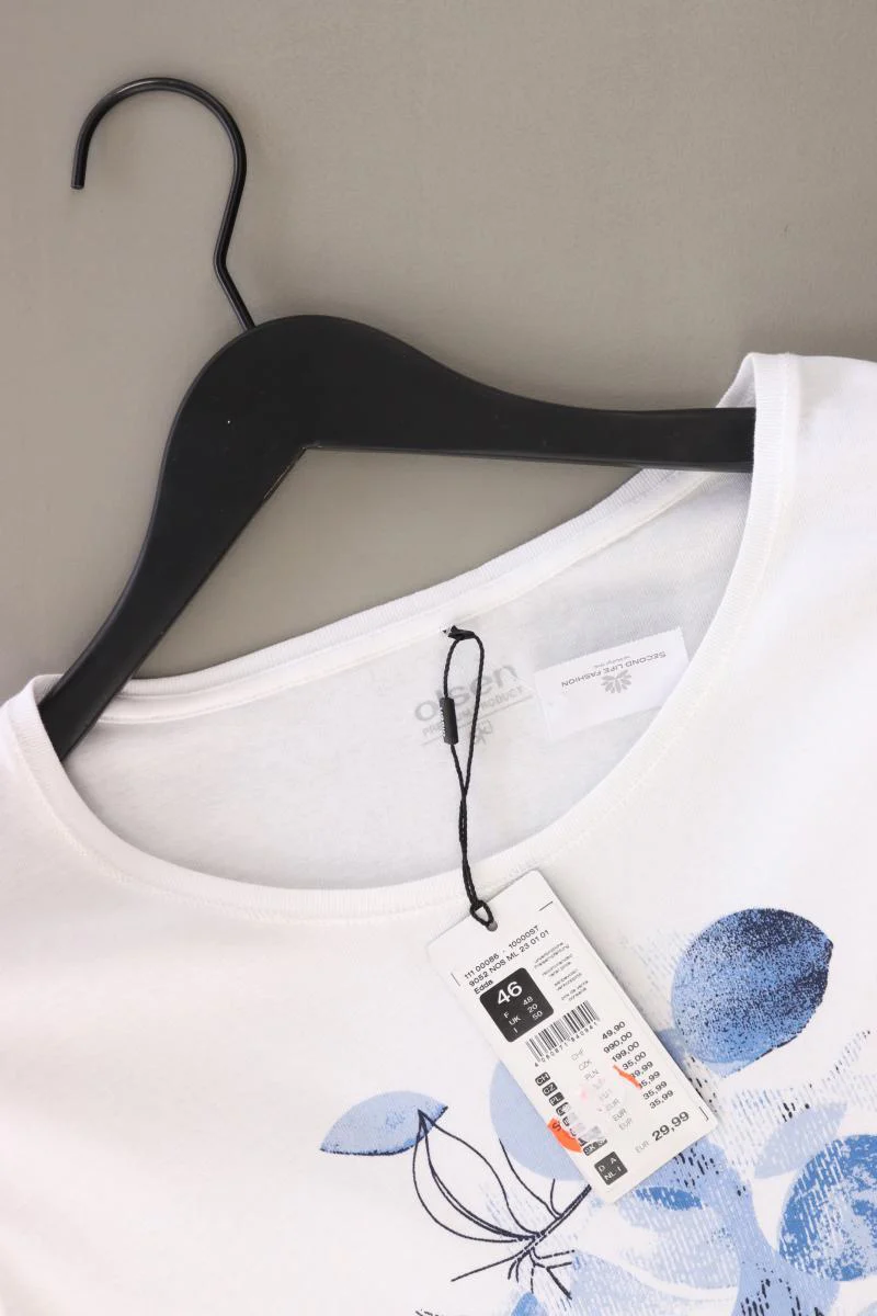 olsen Printshirt Gr. 46 neu mit Etikett Neupreis: 29,99€! Kurzarm weiß - Image 3