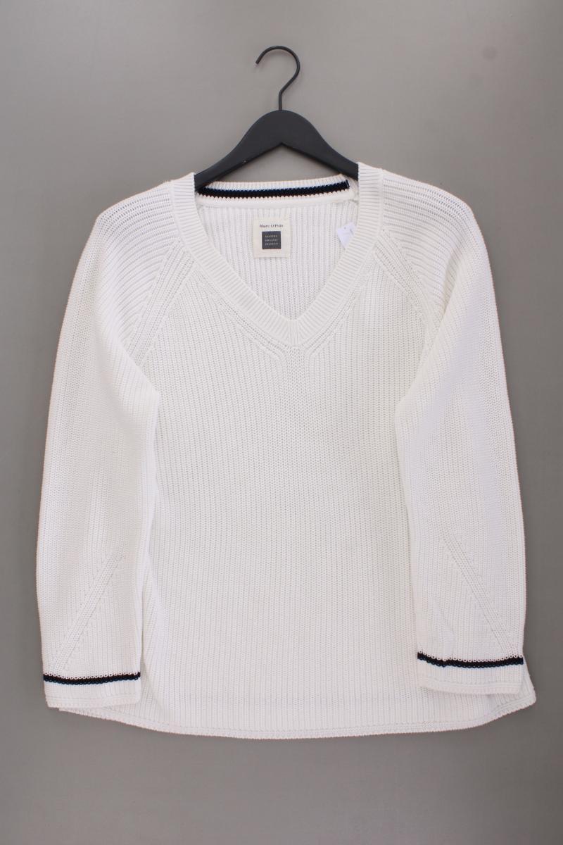 Marc O'Polo Grobstrickpullover Gr. XL weiß aus Baumwolle