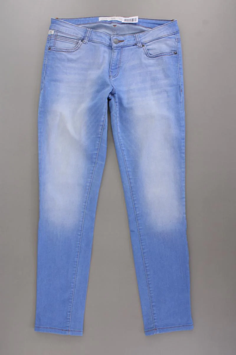 QS by s.Oliver Skinny Jeans Gr. 38/L30 blau aus Baumwolle