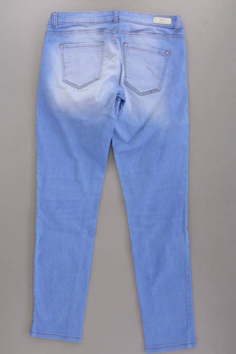 QS by s.Oliver Skinny Jeans Gr. 38/L30 blau aus Baumwolle - Image 4