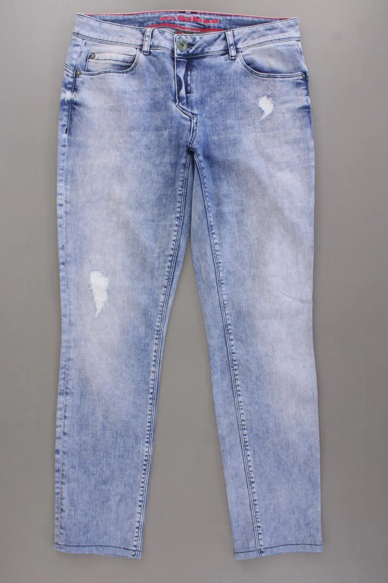 Street One Skinny Jeans Gr. W29 blau aus Baumwolle