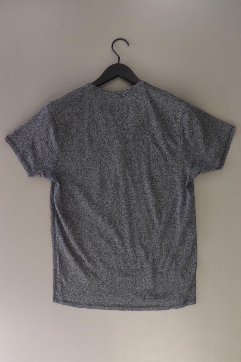 Stangata Shirt mit V-Ausschnitt für Herren Gr. L Kurzarm grau aus Baumwolle - Image 2