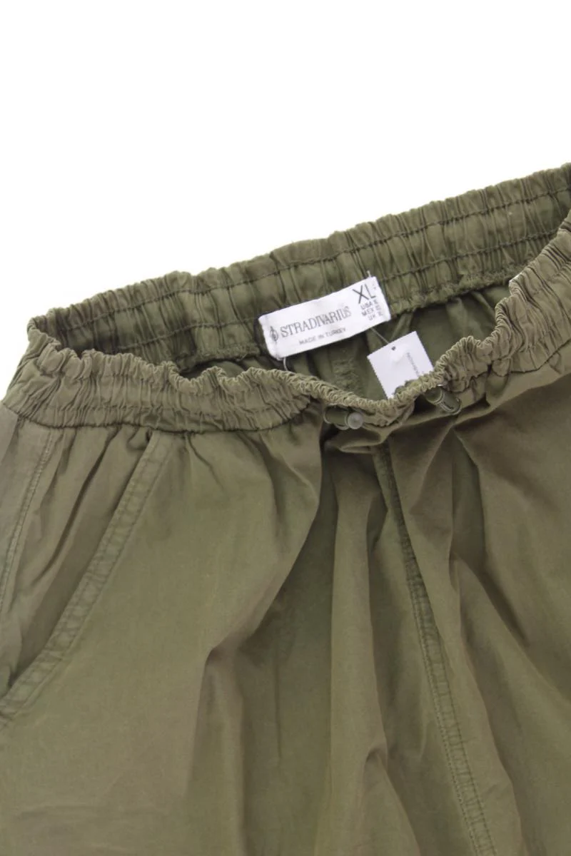 Stradivarius Maxirock Gr. XL olivgrün aus Baumwolle - Image 2