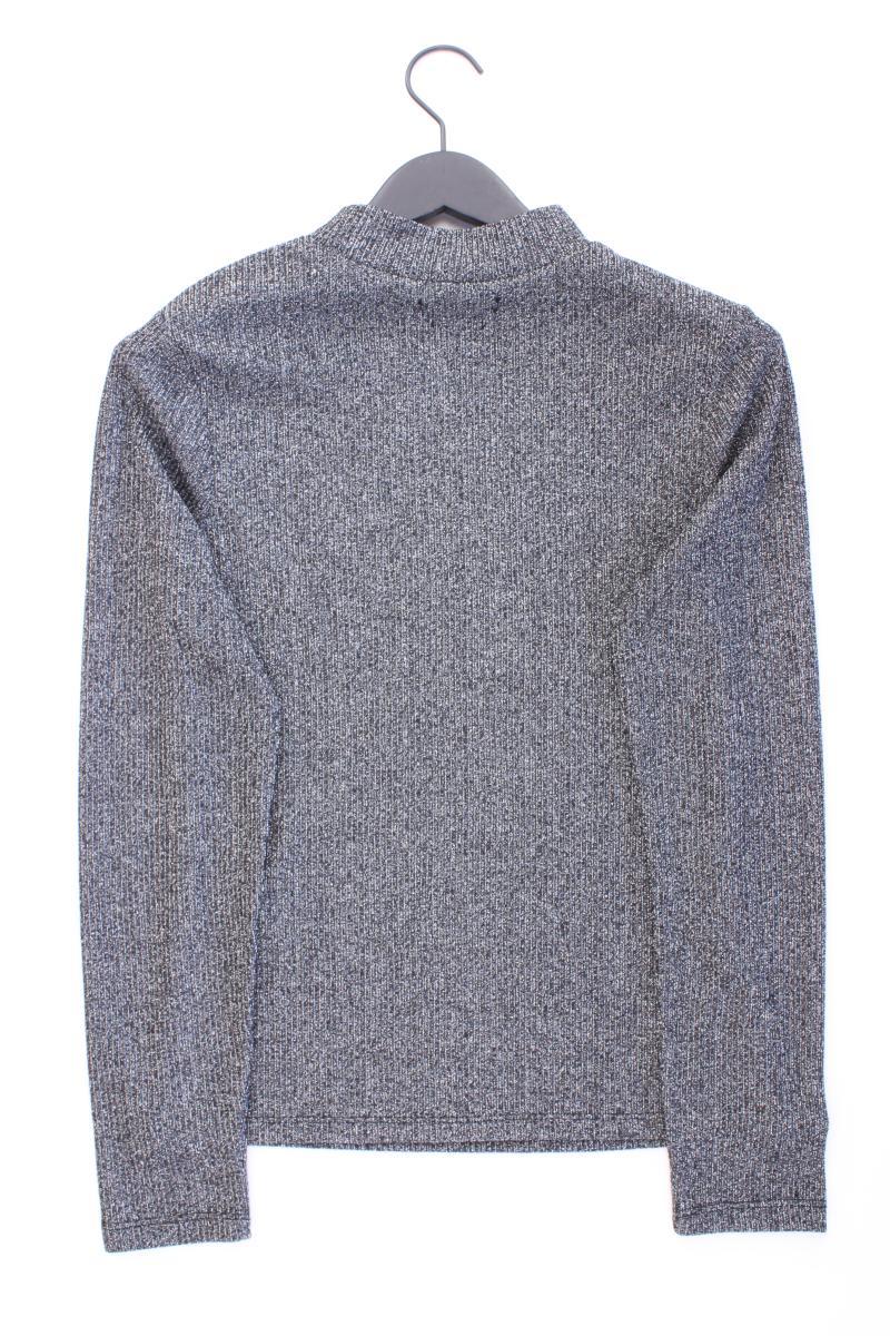 Reserved Longsleeve-Shirt Gr. XL Langarm mit Glitzer silber aus Polyester - Image 4