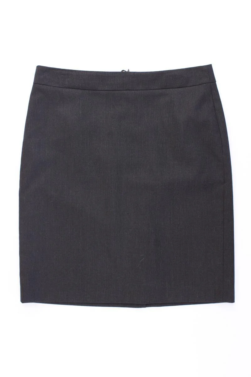More&More Bleistiftrock Gr. 36 grau aus Polyester