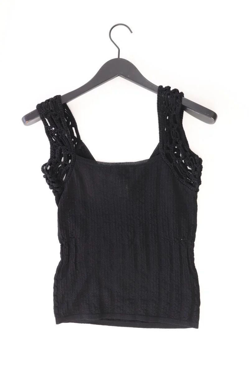 Mango Trägertop Gr. S Vintage schwarz aus Viskose - Image 2