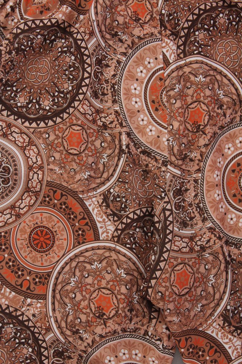 Bexley's Stoffhose Gr. Kurzgröße 24 geometrisches Muster neuwertig orange - Image 3