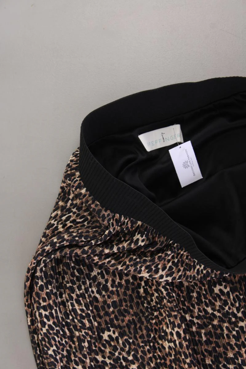 Pfeffinger Maxirock Gr. 36 mit Tierdruck neuwertig braun aus Polyester - Image 2