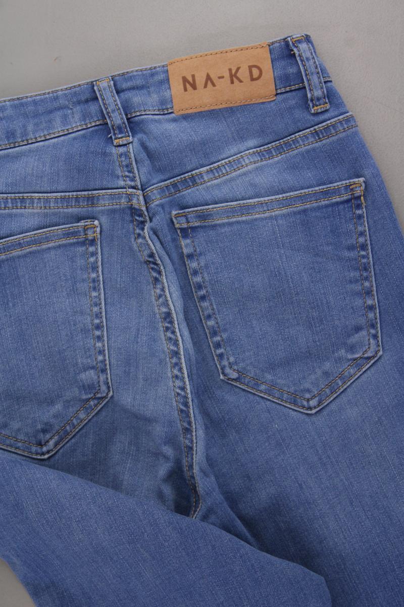 NA-KD Skinny Jeans Gr. 34 blau aus Baumwolle - Image 3