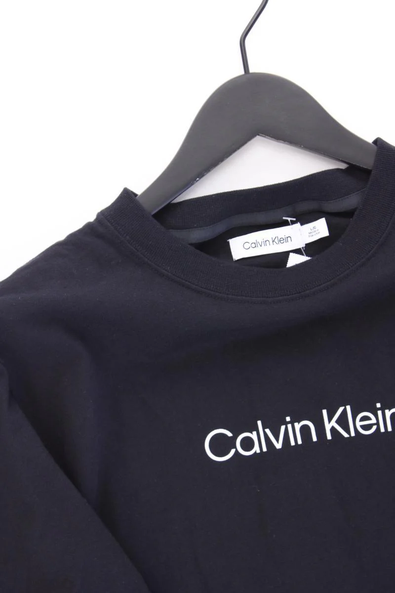 Calvin Klein Printshirt Gr. L Kurzarm schwarz aus Baumwolle - Image 2