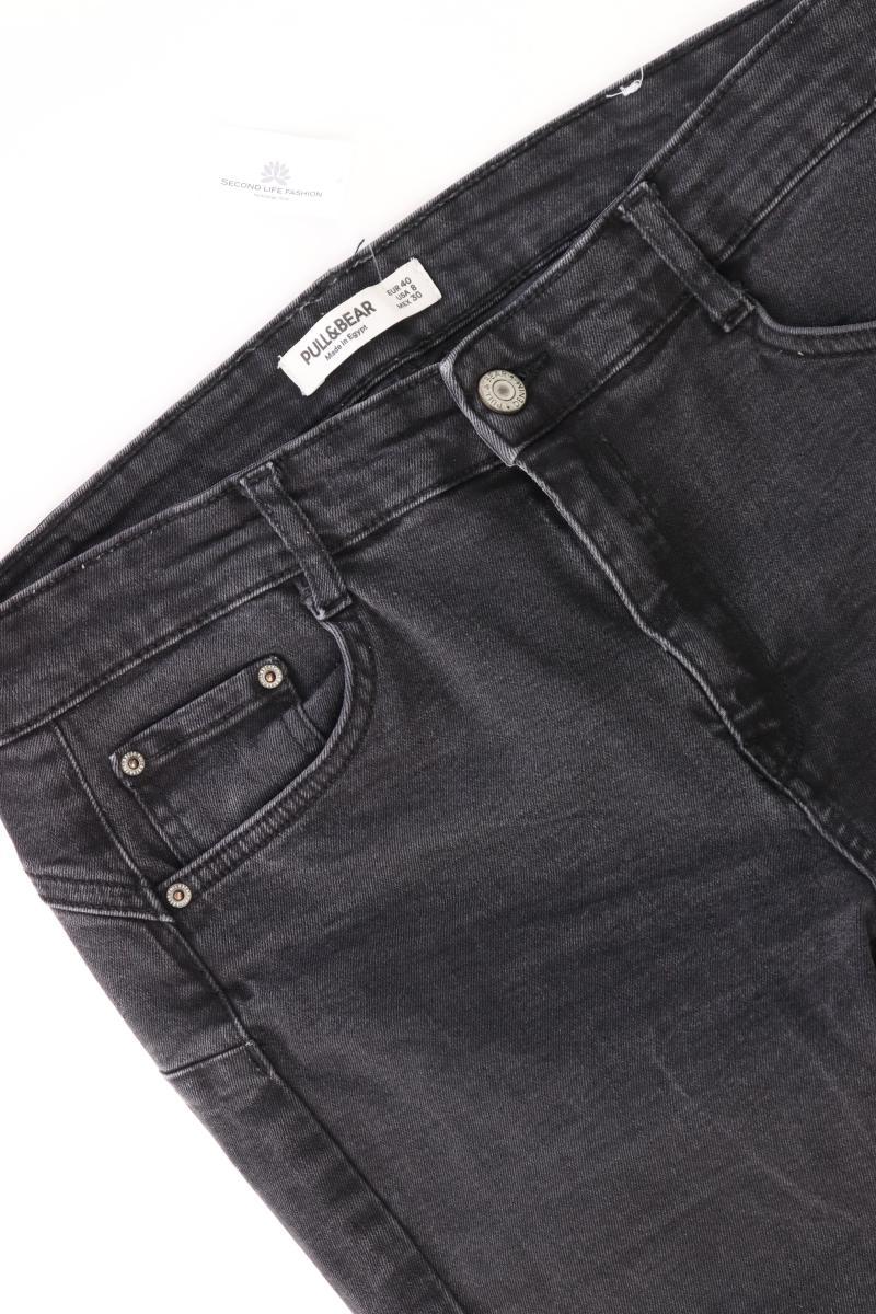 Pull&Bear Skinny Jeans Gr. 40 schwarz aus Baumwolle - Image 4