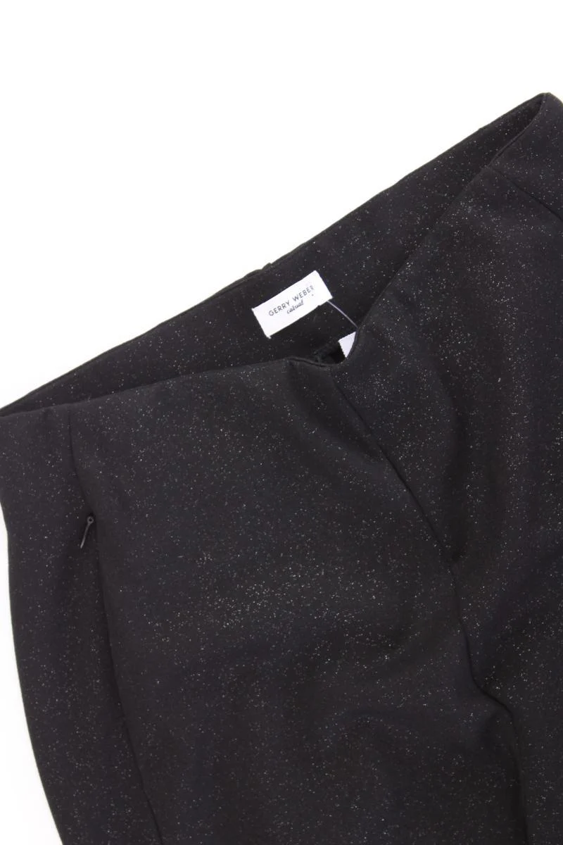 Gerry Weber Stoffhose Gr. 36 neuwertig mit Glitzer schwarz aus Viskose - Image 2