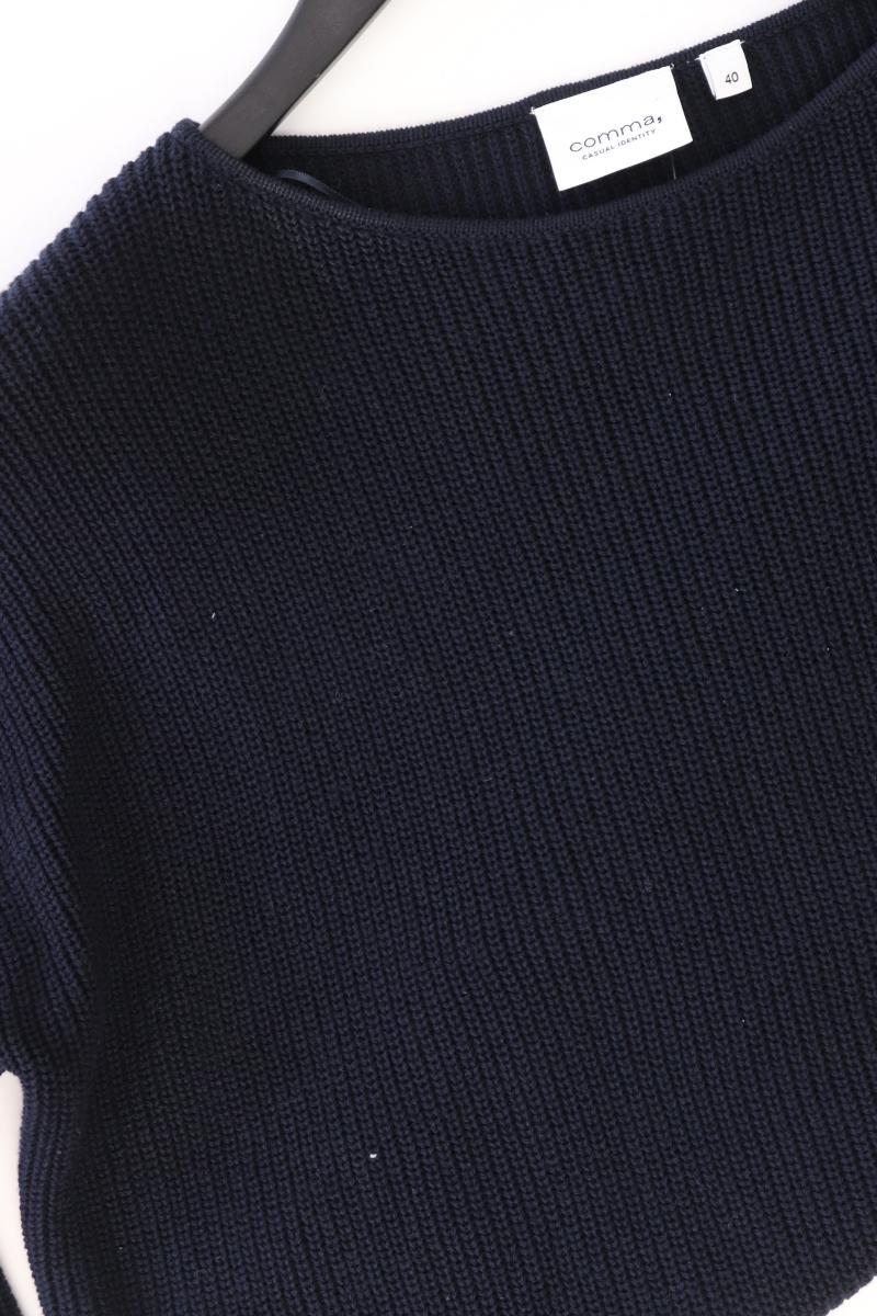 comma, Grobstrickpullover Gr. 40 blau - Image 4