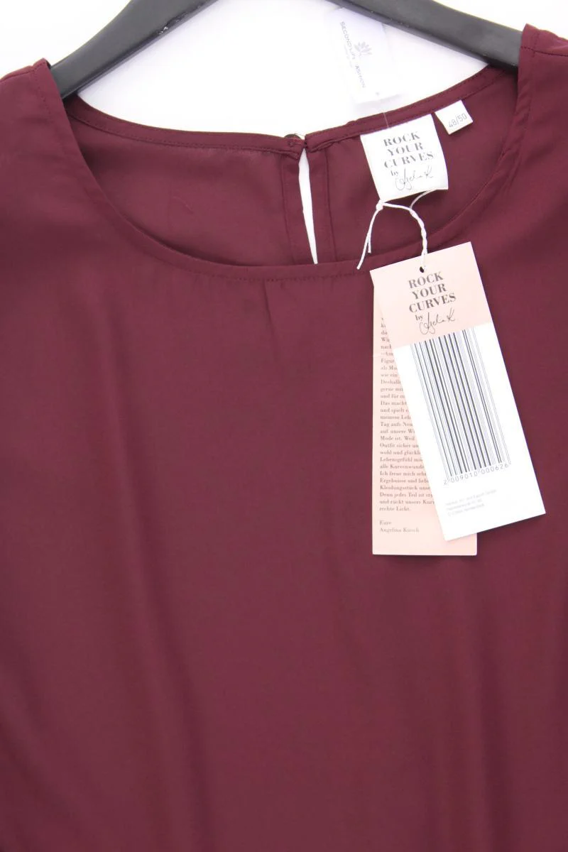ROCK YOUR CURVES Classic Bluse Gr. 48/50 neu mit Etikett 3/4 Ärmel lila - Image 2