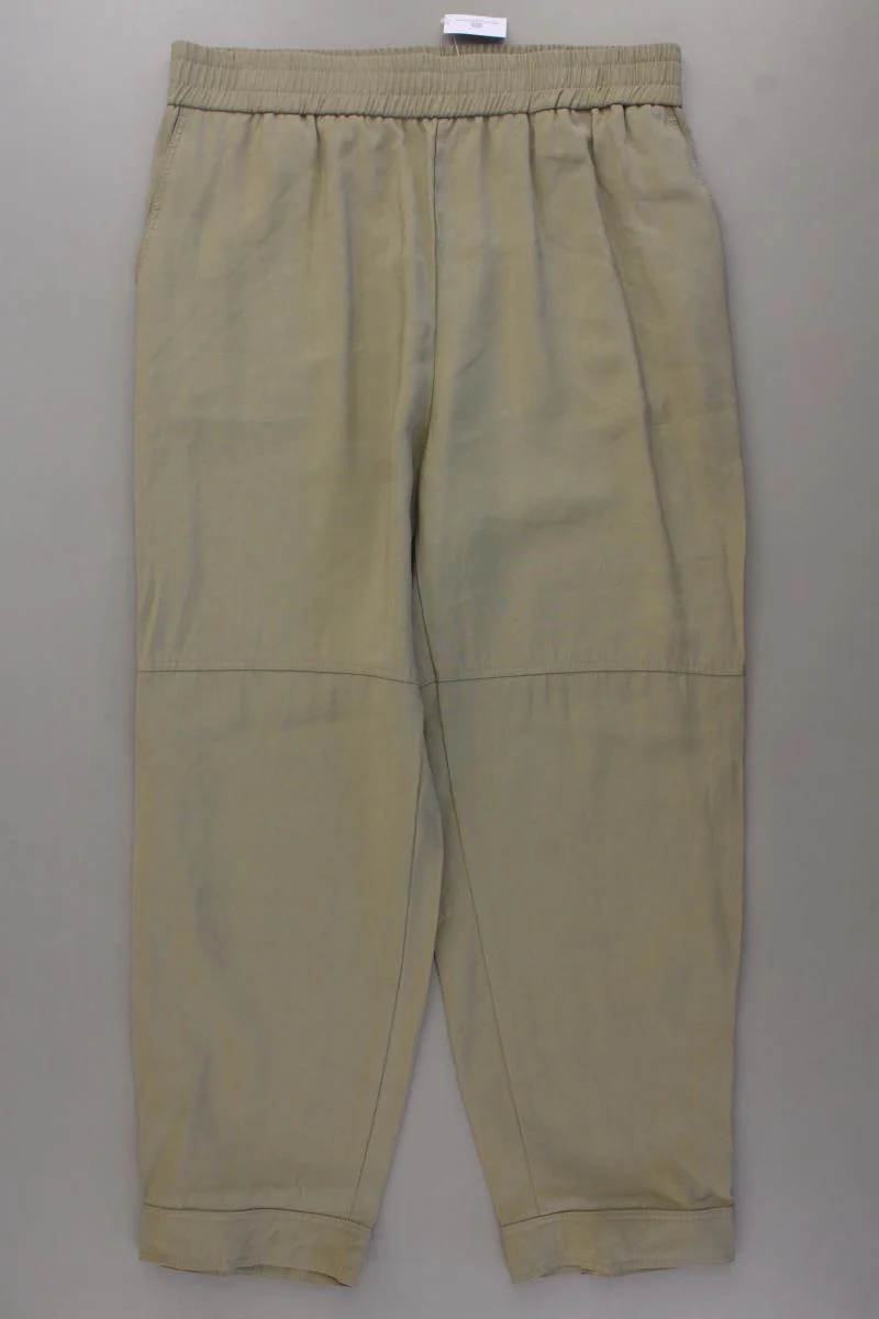 Zara Stretchhose Gr. L olivgrün aus Viskose