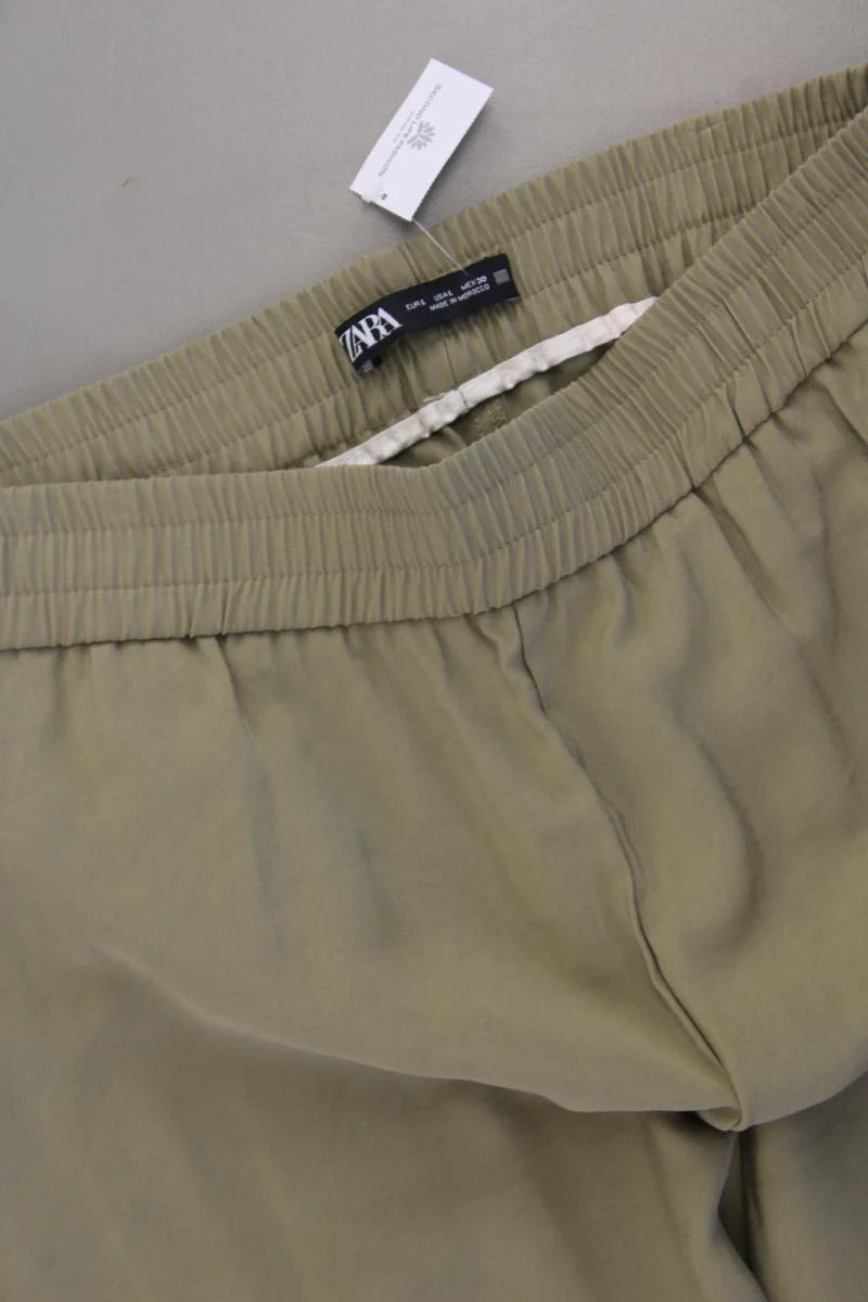 Zara Stretchhose Gr. L olivgrün aus Viskose - Image 2