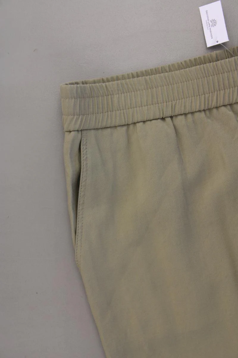 Zara Stretchhose Gr. L olivgrün aus Viskose - Image 3