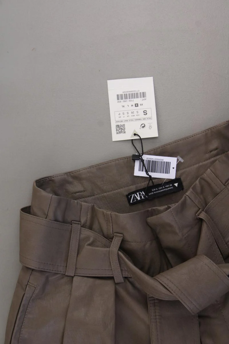 Zara Hotpants Gr. S neu mit Etikett braun aus Polyurethan - Image 2