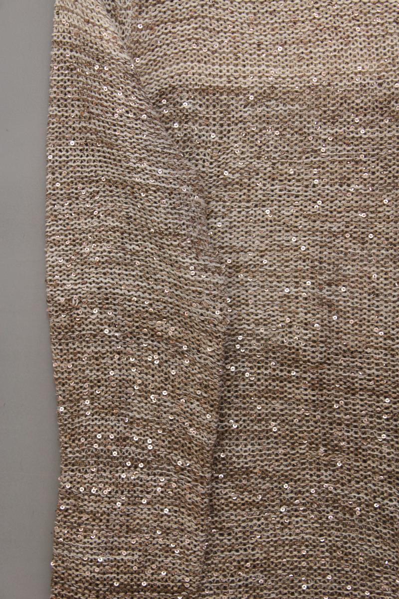 Strickpullover mit Pailletten Gr. M braun aus Polyacryl - Image 3