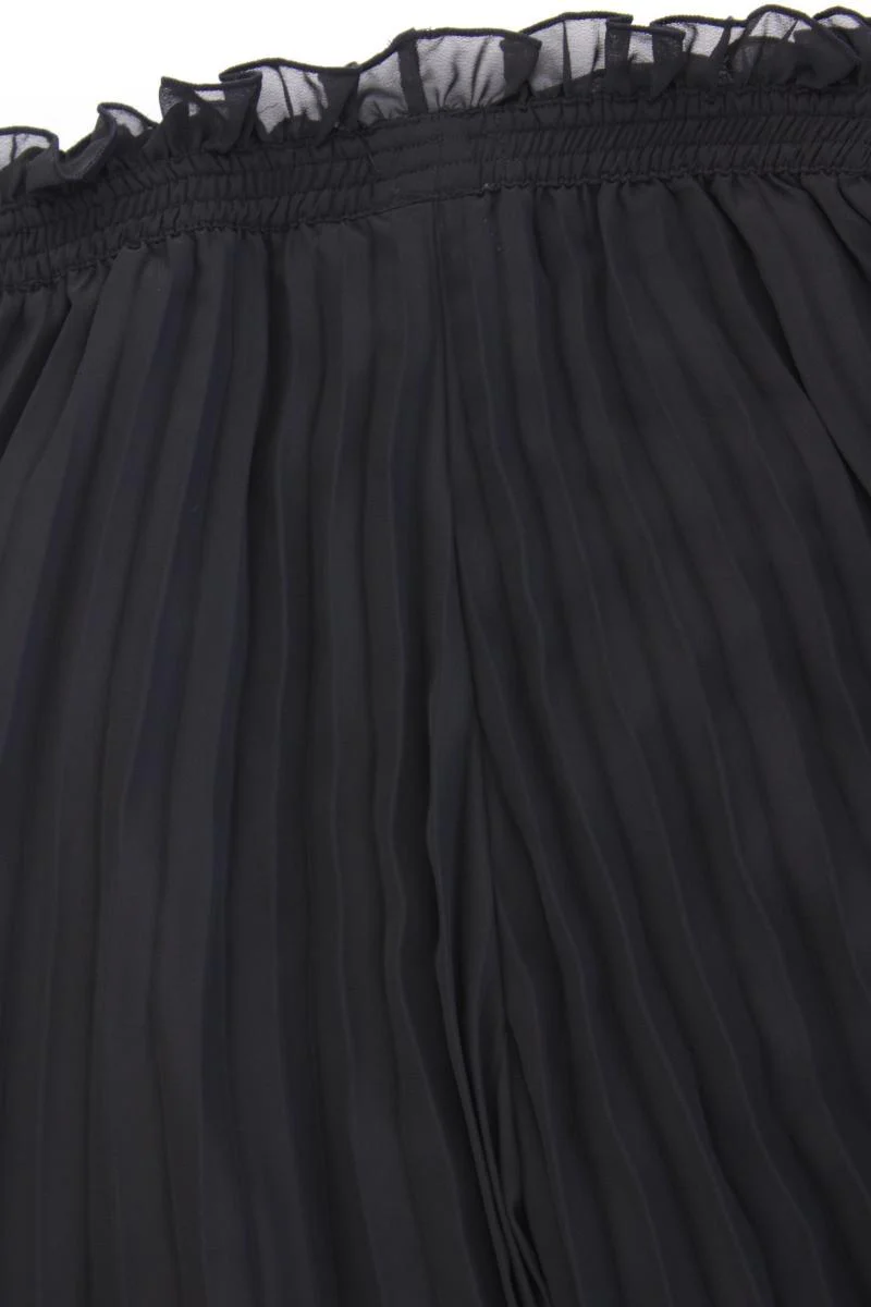 Création L. Plisséerock Gr. Kurzgröße 18 neuwertig schwarz aus Polyester - Image 3