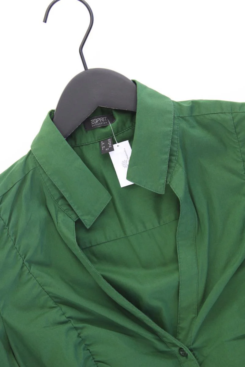 Esprit Collection Langarmbluse Gr. 40 grün aus Baumwolle - Image 2