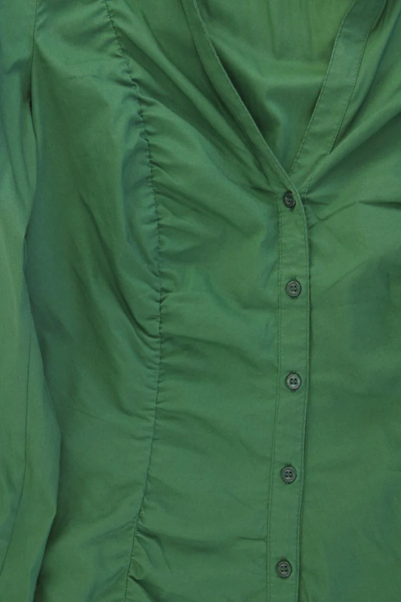 Esprit Collection Langarmbluse Gr. 40 grün aus Baumwolle - Image 3