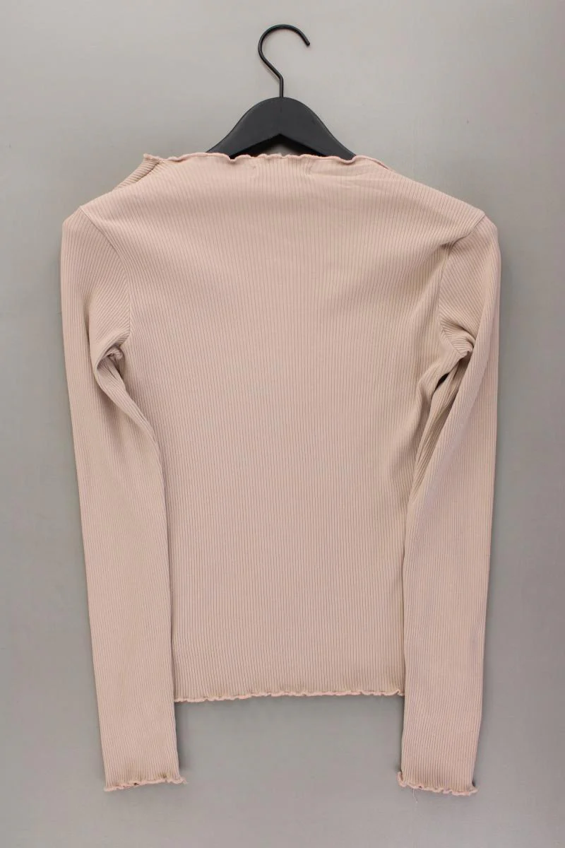 NA-KD Longsleeve-Shirt Gr. 42 Langarm creme - Image 4