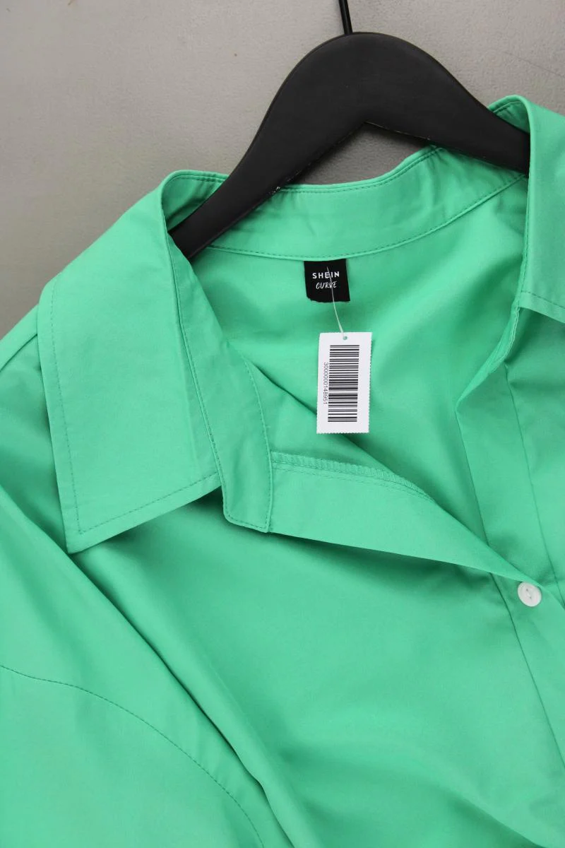 Shein Crop Bluse Gr. XXL neuwertig Langarm grün aus Polyester - Image 2