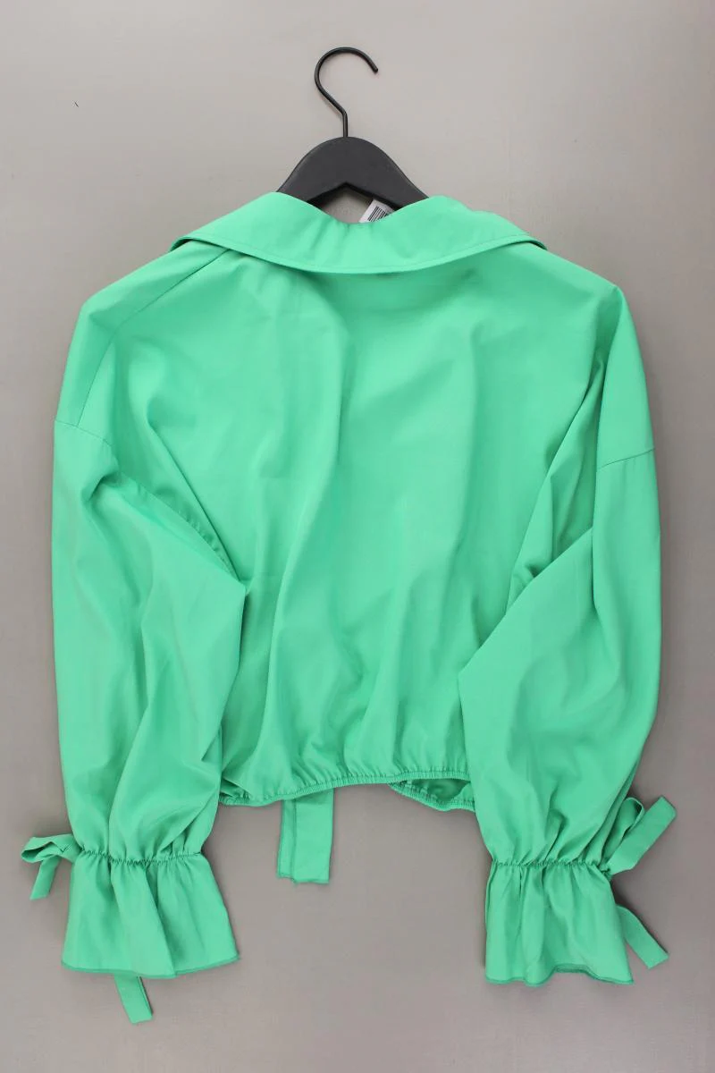 Shein Crop Bluse Gr. XXL neuwertig Langarm grün aus Polyester - Image 4