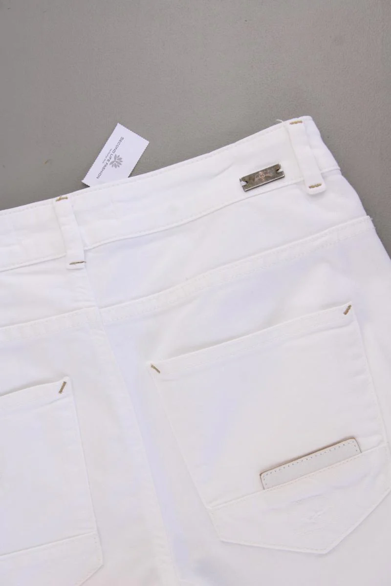 Mos Mosh Skinny Jeans Gr. W27 weiß aus Baumwolle - Image 3