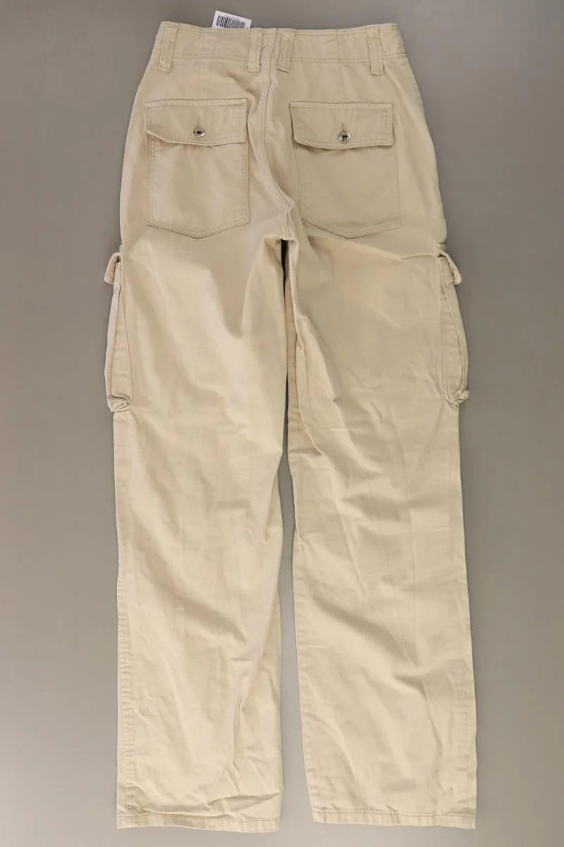 Bershka Cargohose Gr. 32 creme aus Baumwolle - Image 2