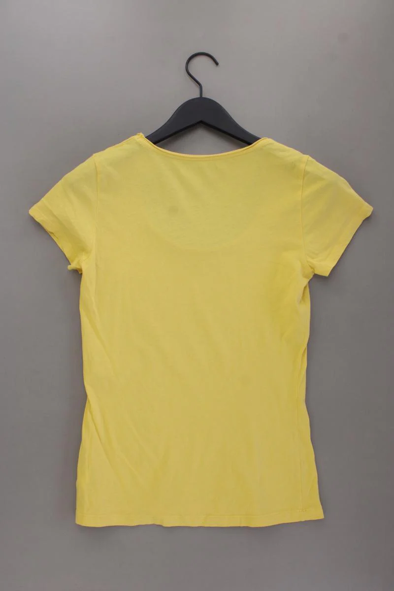 Hallhuber T-Shirt Gr. S Kurzarm gelb aus Baumwolle - Image 4