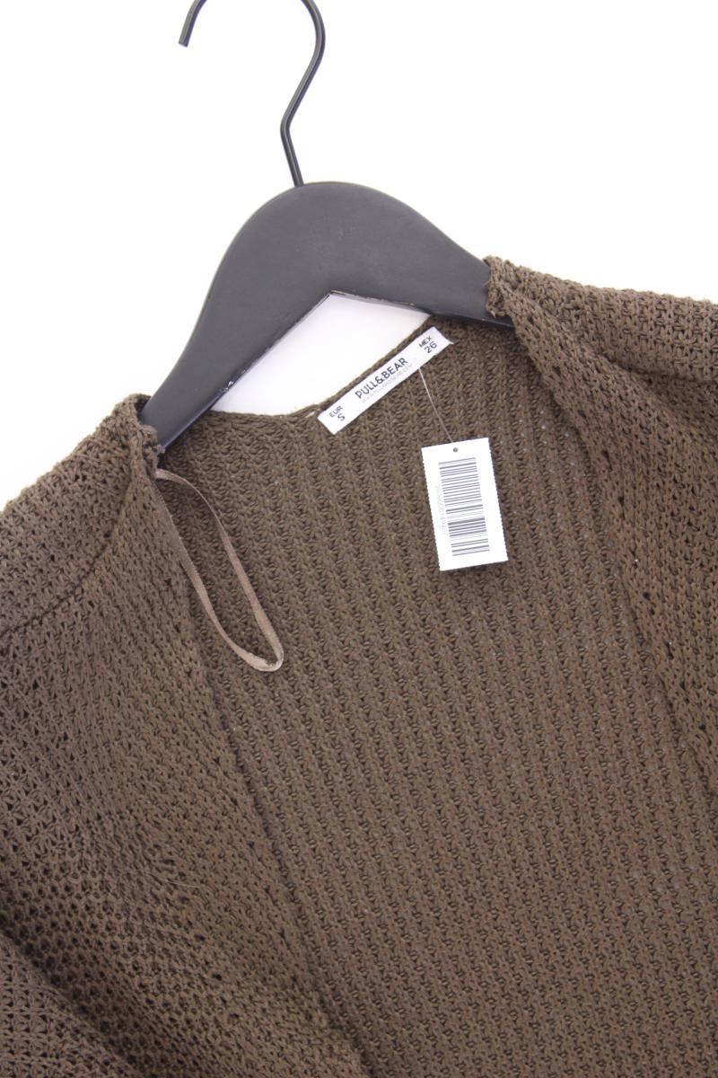 Pull&Bear Strickjacke Gr. S 3/4 Ärmel braun - Image 2