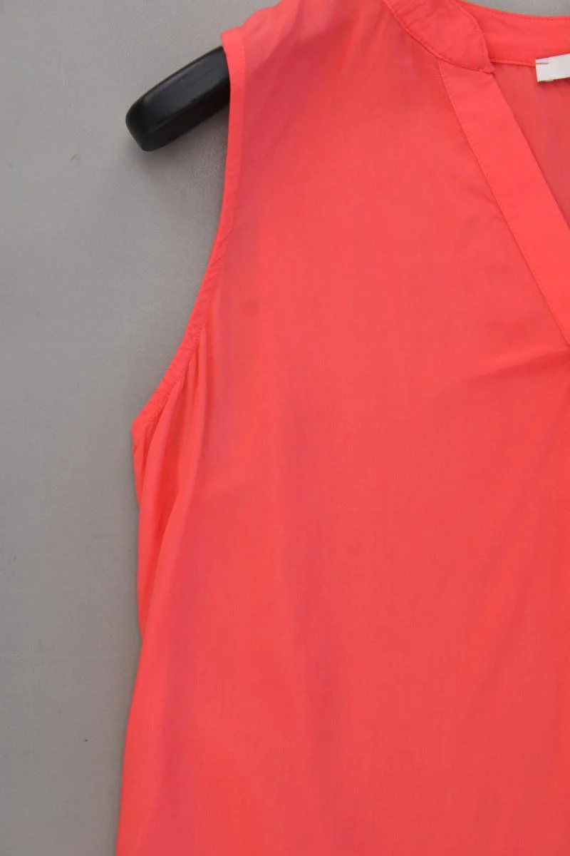 Esprit Bluse korallrot Gr. 38 Ärmellos aus Viskose - Image 3