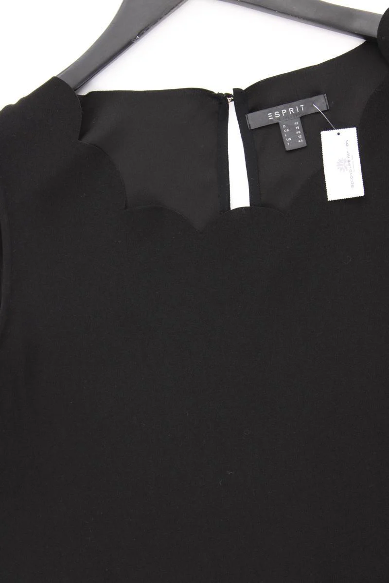 Esprit Ärmellose Bluse Gr. 42 neuwertig schwarz aus Polyester - Image 2