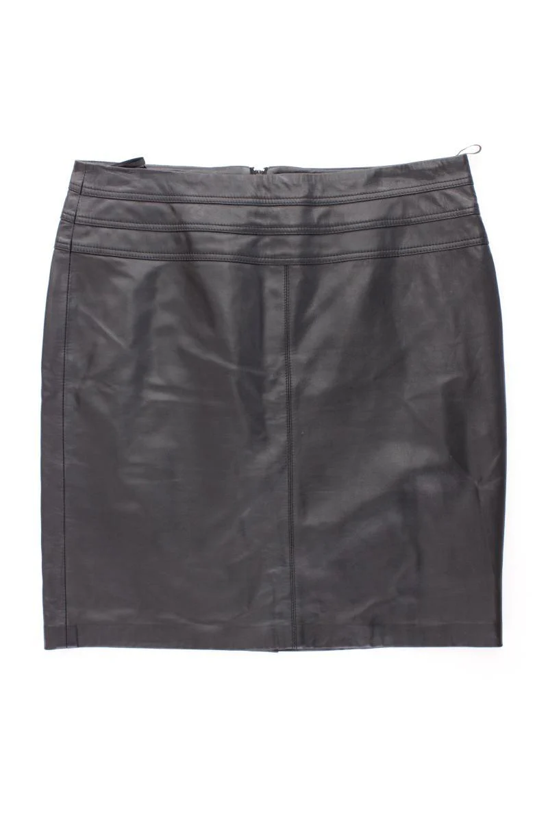 Betty Barclay Vintage Lammlederrock Gr. 42 schwarz