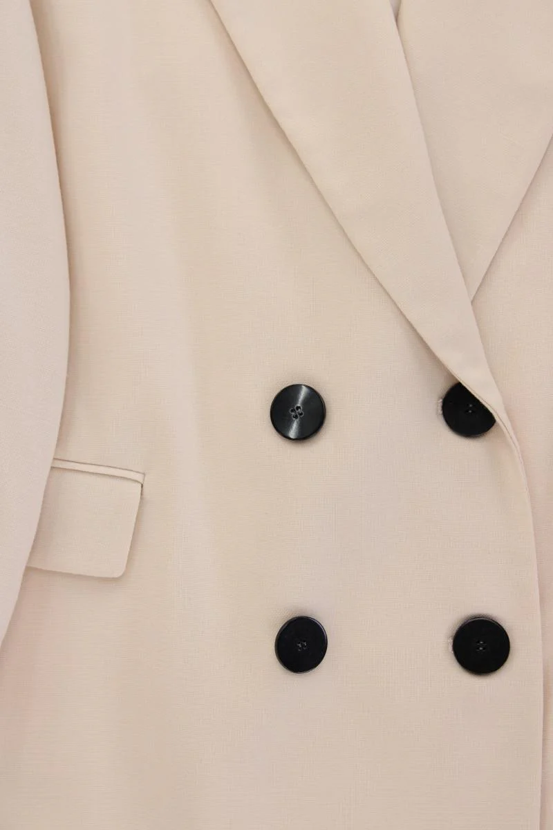 Zara Longblazer Gr. XL neu mit Etikett Neupreis: 59,95€! creme aus Polyester - Image 3