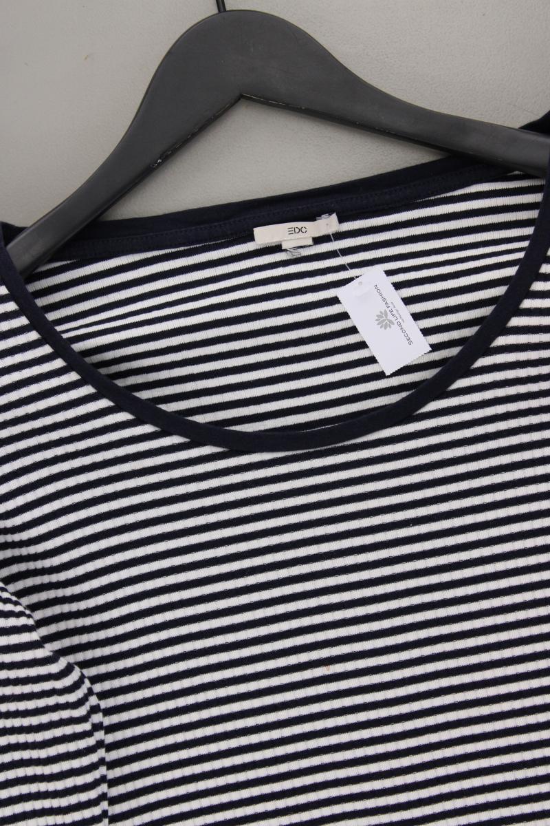 edc by Esprit Ringelshirt Gr. L gestreift Langarm blau aus Baumwolle - Image 2