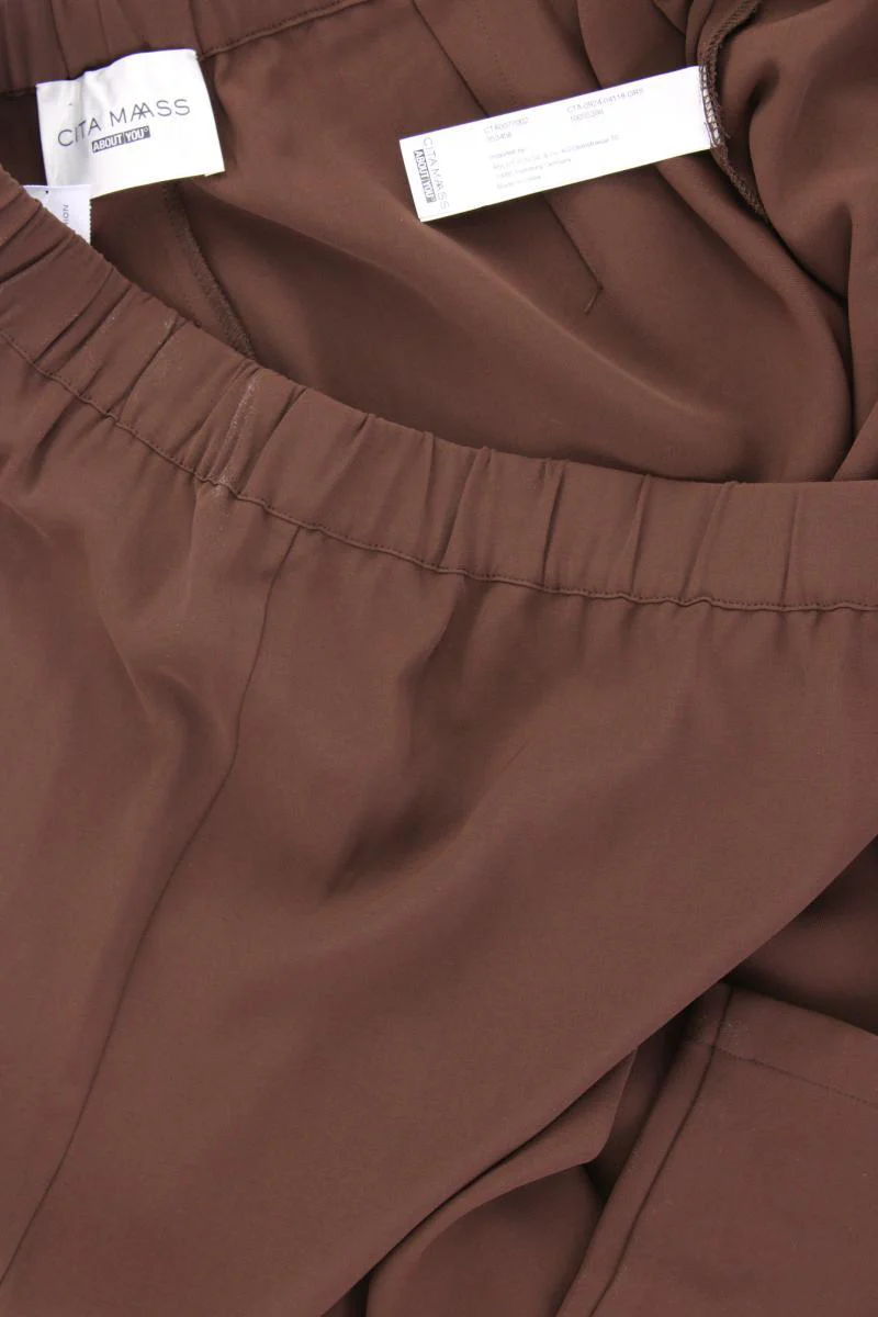 About You x Cita Maass Stoffhose Gr. 50 neuwertig braun aus Polyester - Image 3