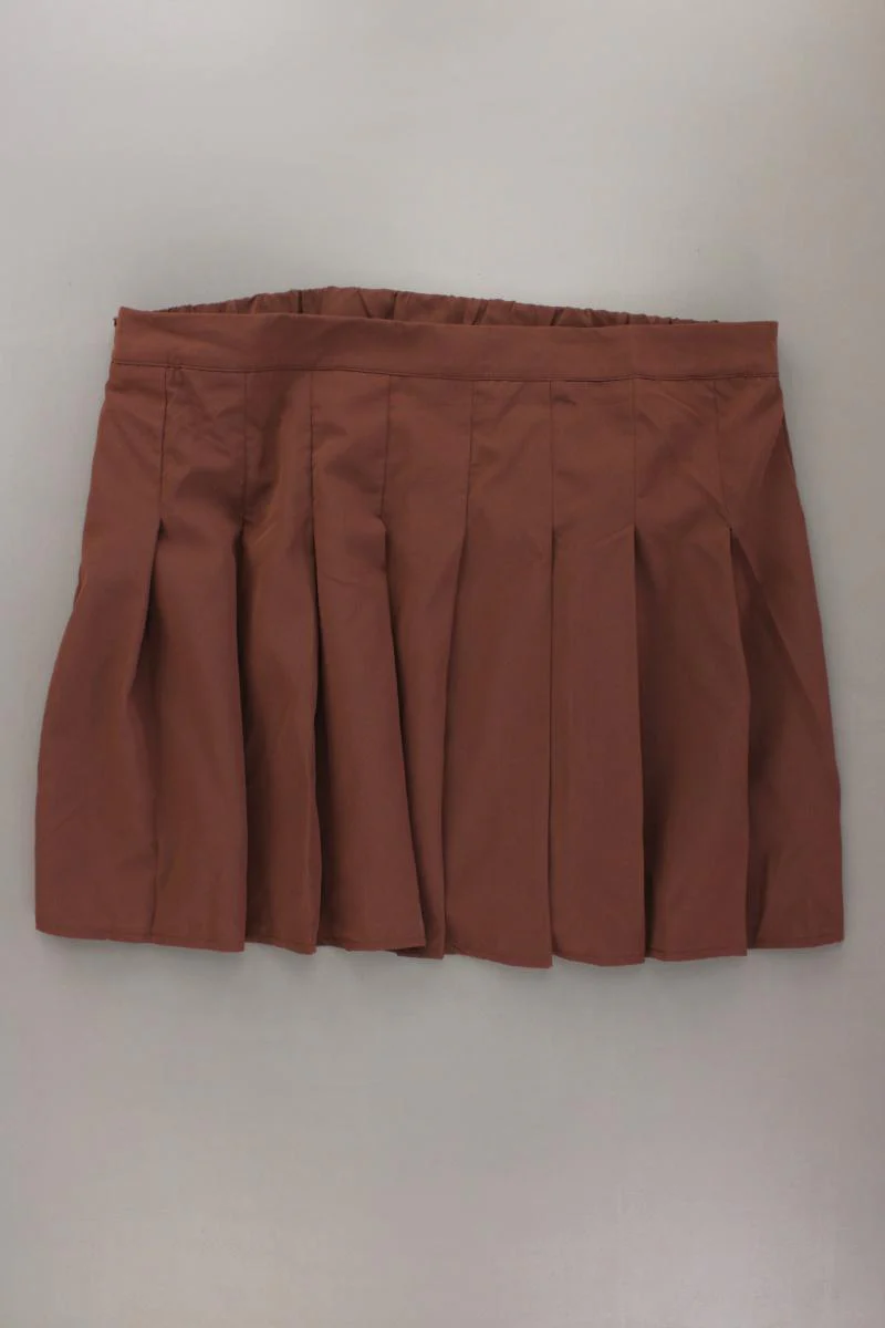 Shein Minirock Gr. XXL braun aus Polyester