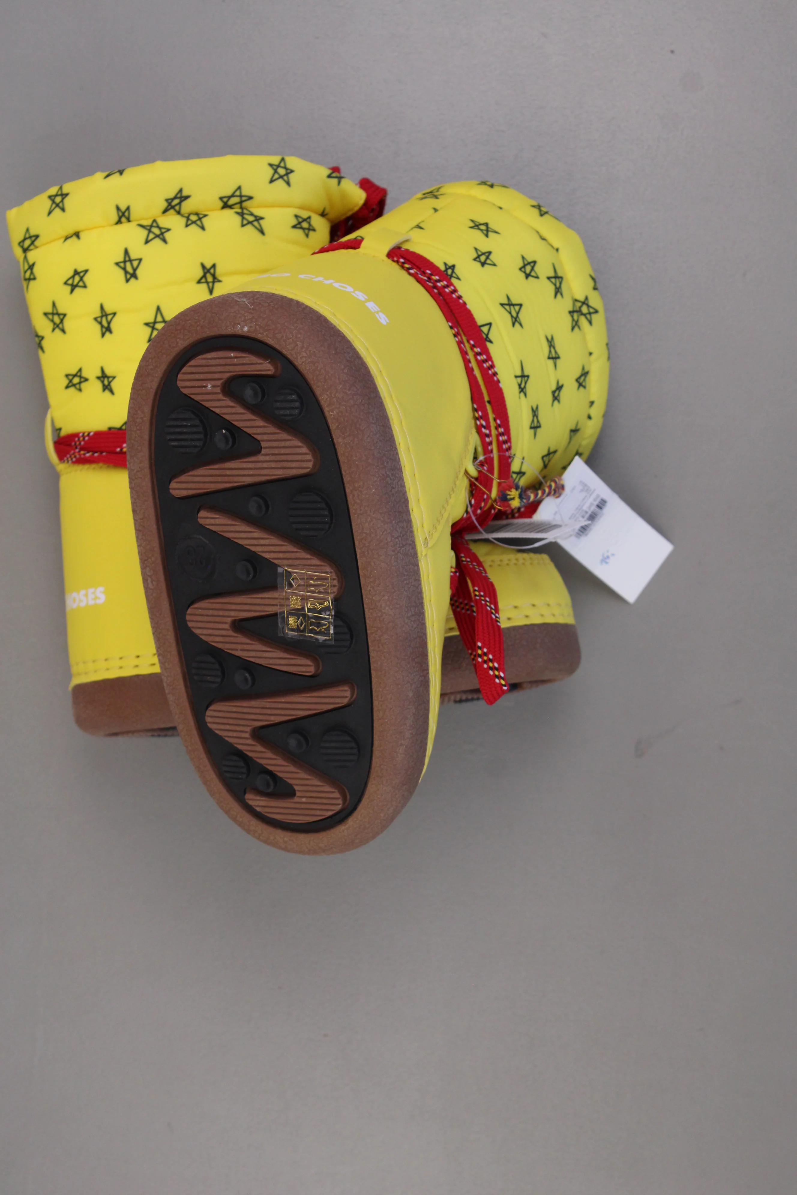Bobo Choses Kinder Schneestiefel Stiefel gelb Größe 28 neu mit Etikett - Image 4