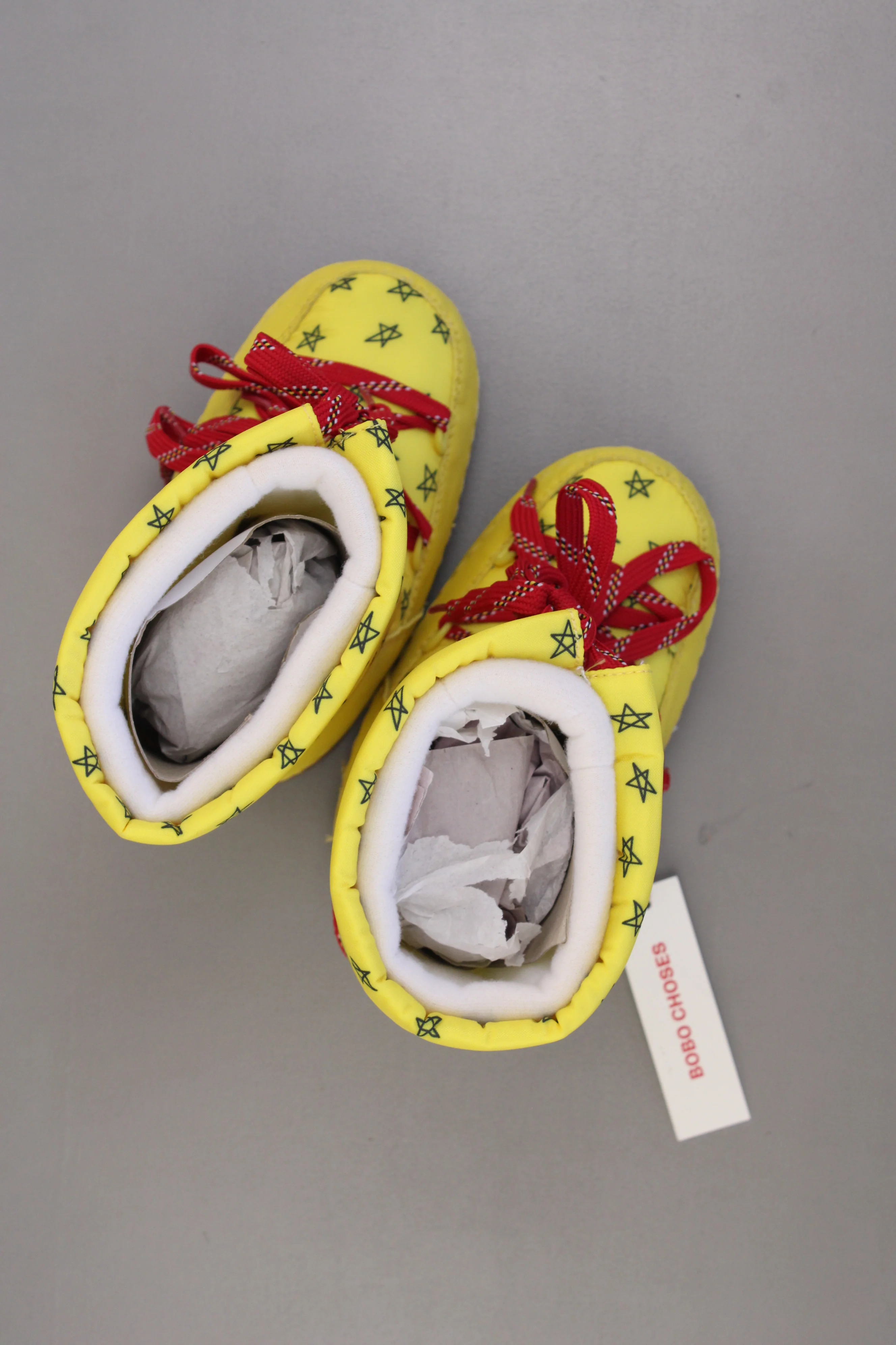 Bobo Choses Kinder Schneestiefel Stiefel gelb Größe 29 neu mit Etikett - Image 3