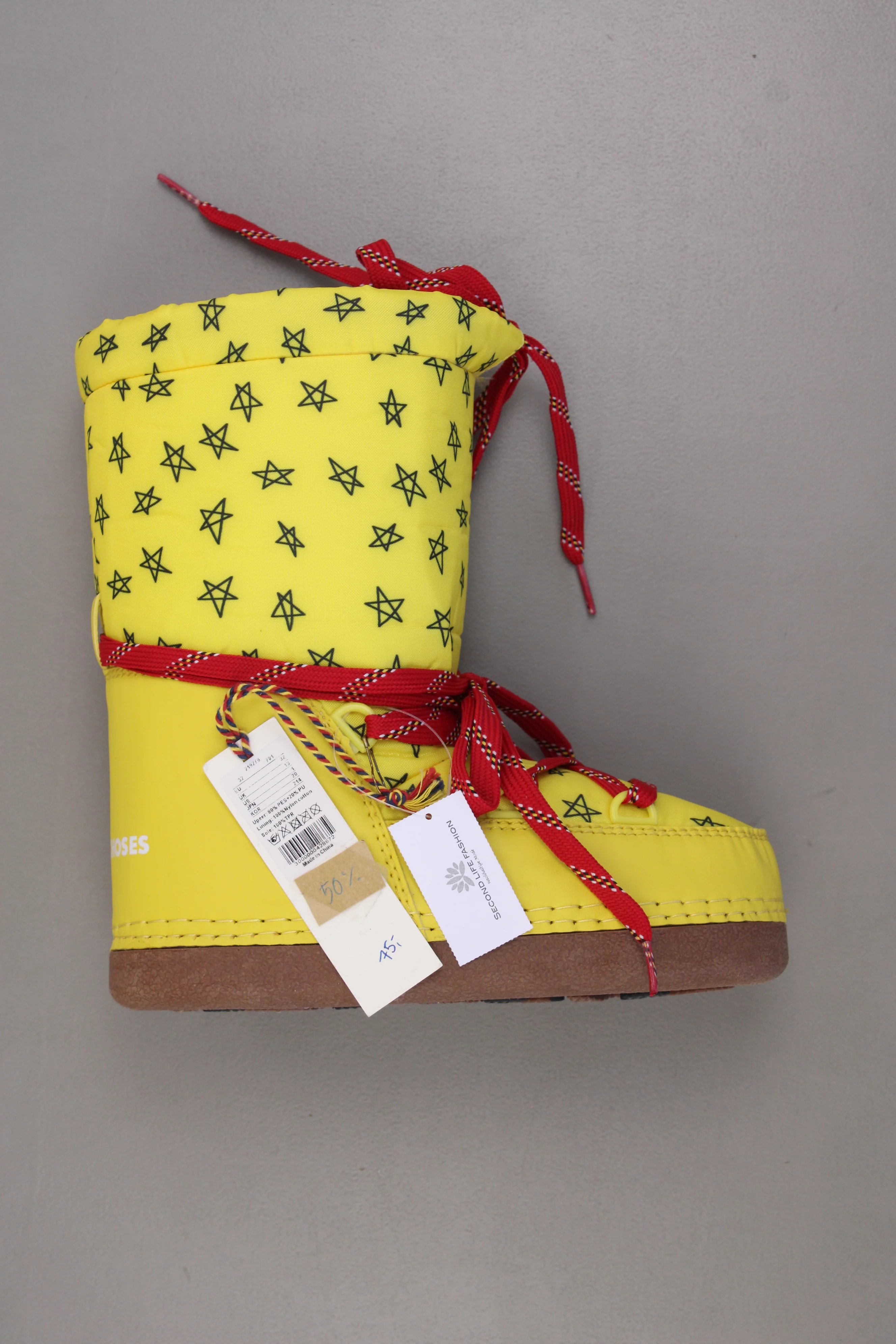 Bobo Choses Kinder Schneestiefel Stiefel gelb Größe 32 neu mit Etikett