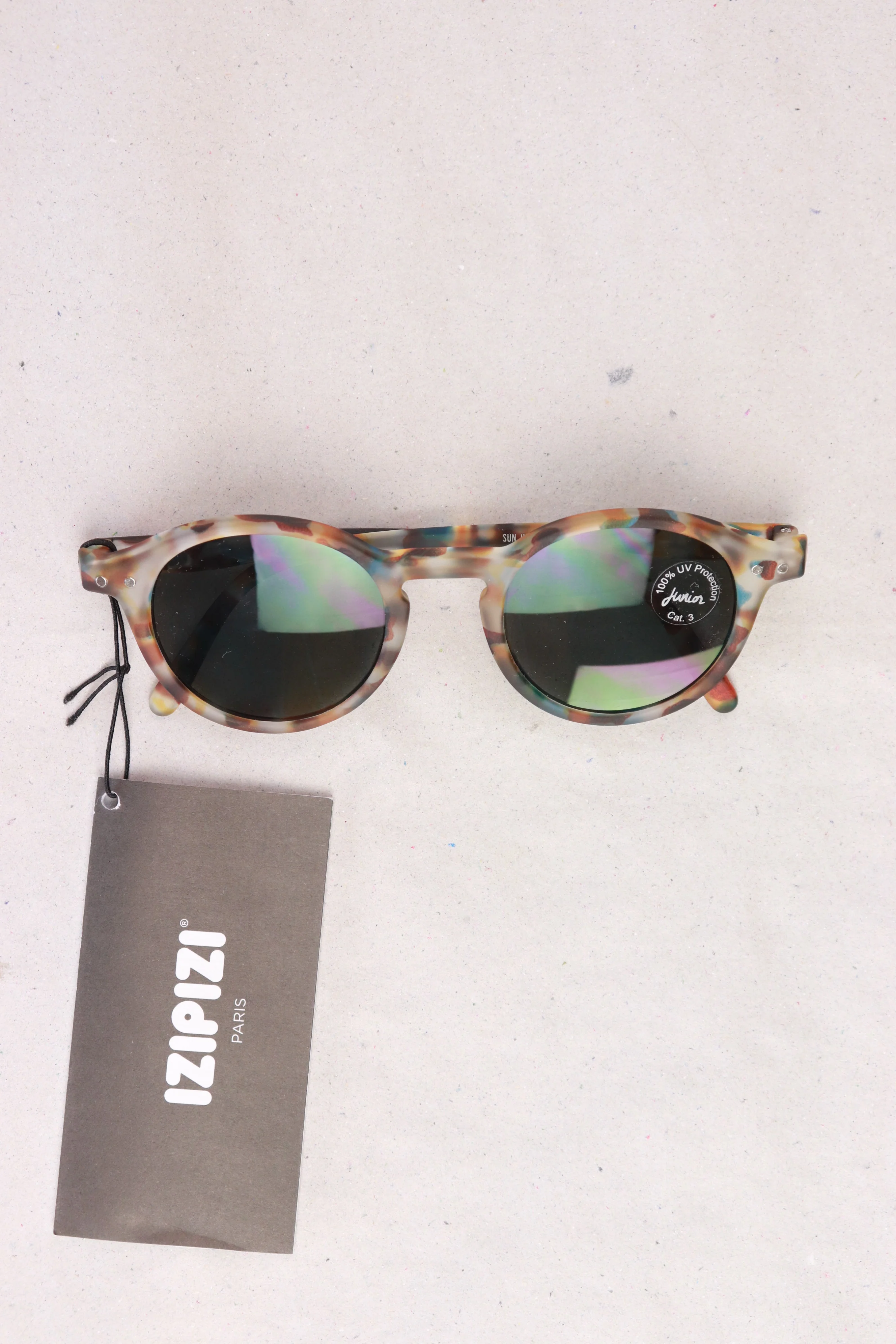 Izipizi Kinder Sonnenbrille Modell Sun Junior Blue Tortoise mehrfarbig Größe Onesize neu mit Etikett - Image 2