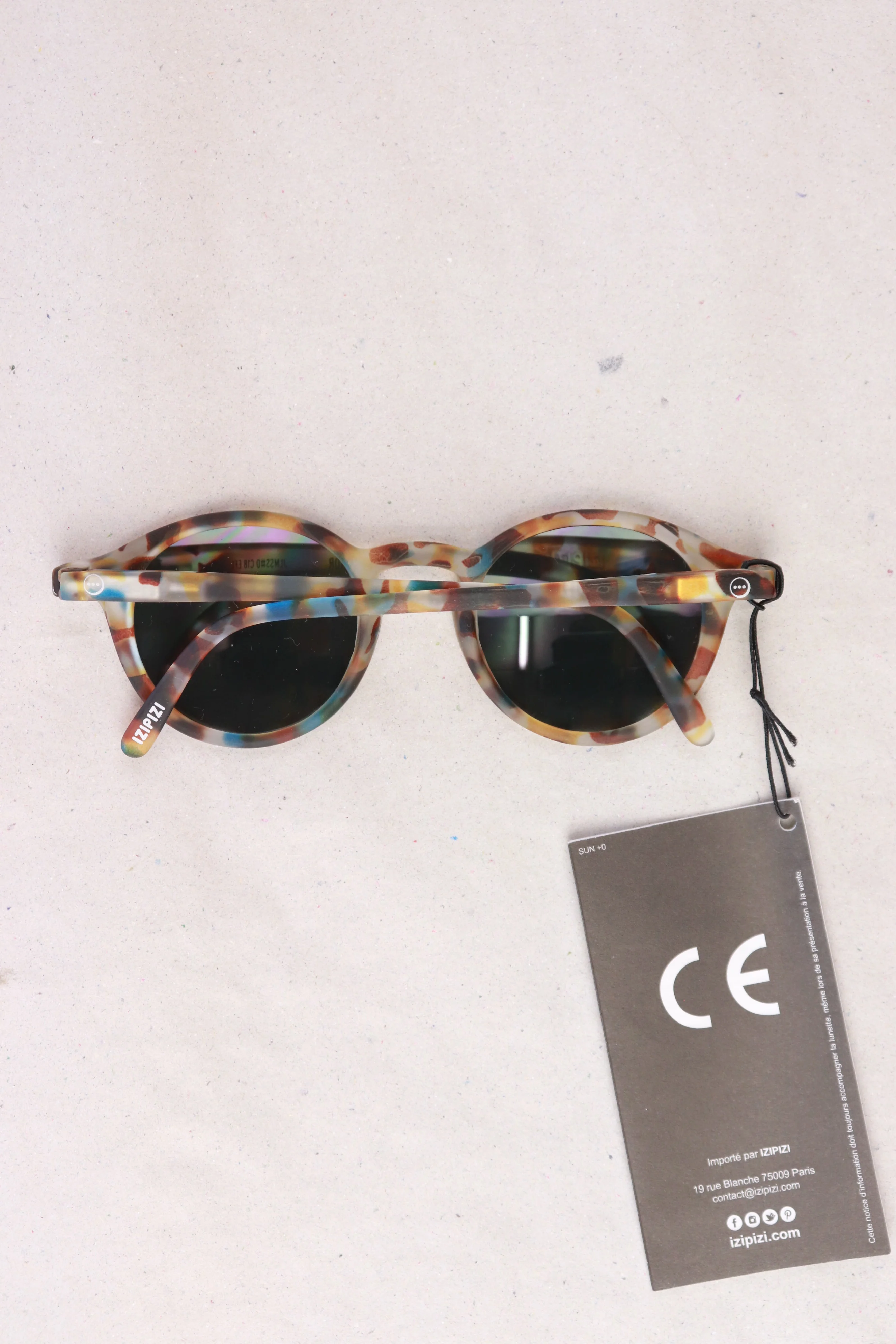 Izipizi Kinder Sonnenbrille Modell Sun Junior Blue Tortoise mehrfarbig Größe Onesize neu mit Etikett - Image 3