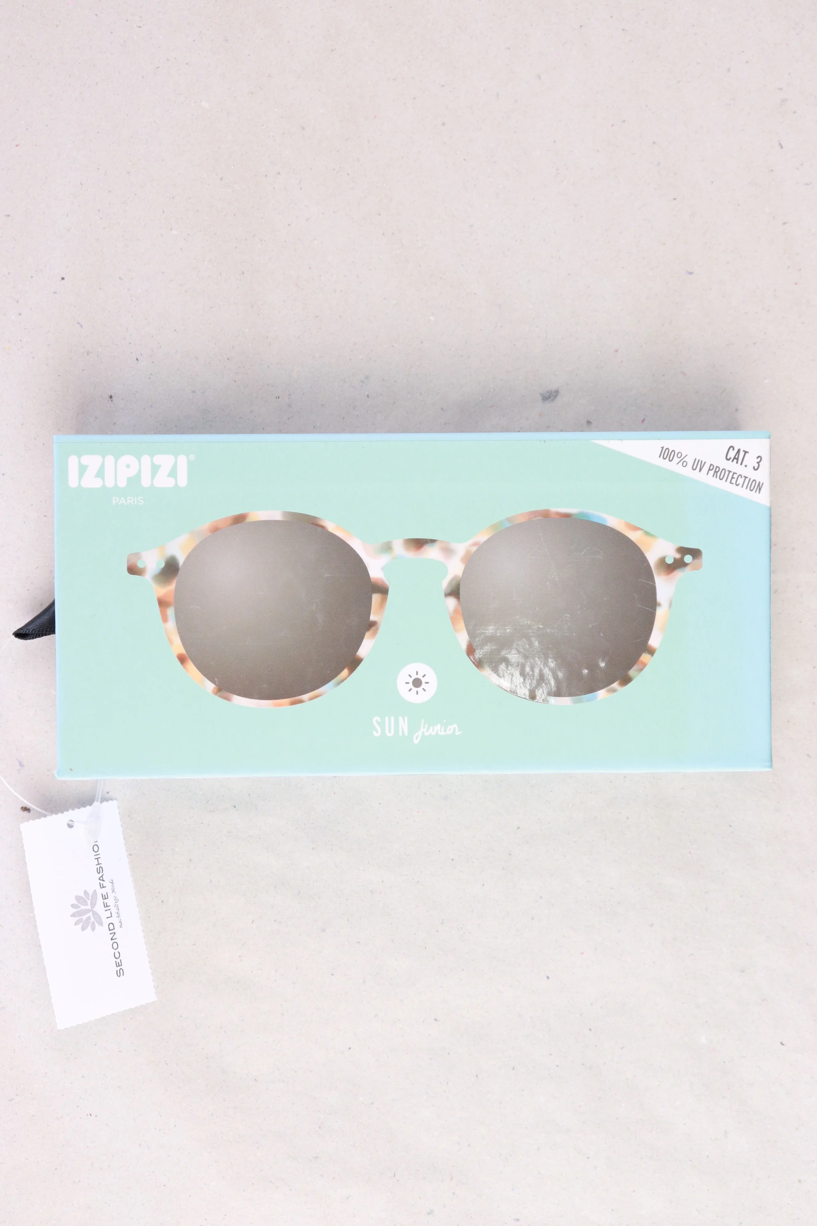 Izipizi Kinder Sonnenbrille Modell Sun Junior Blue Tortoise mehrfarbig Größe Onesize neu mit Etikett - Image 4