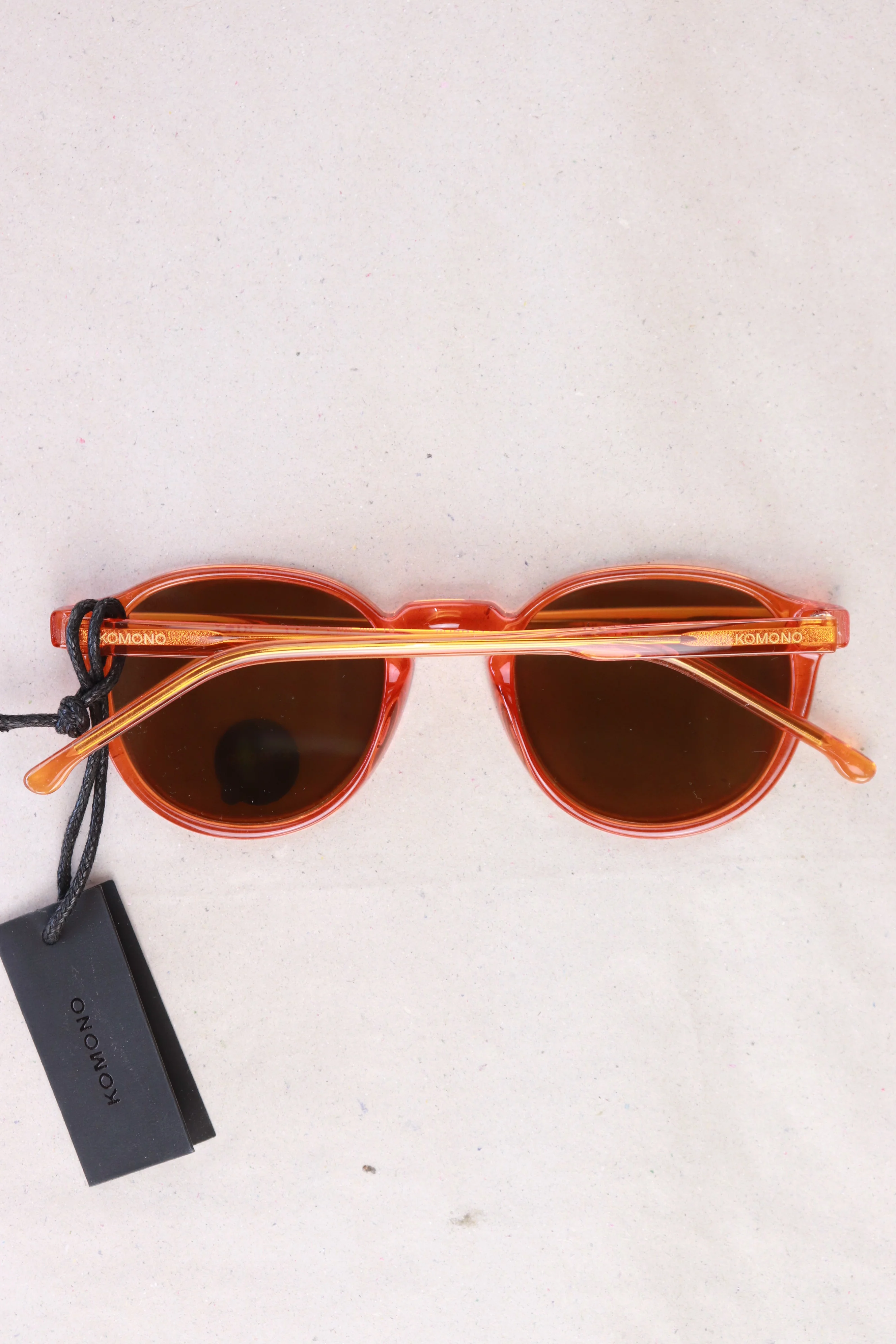 Komono Kinder Sonnenbrille Modell The Liam UV400 orange Größe Onesize neu mit Etikett - Image 3