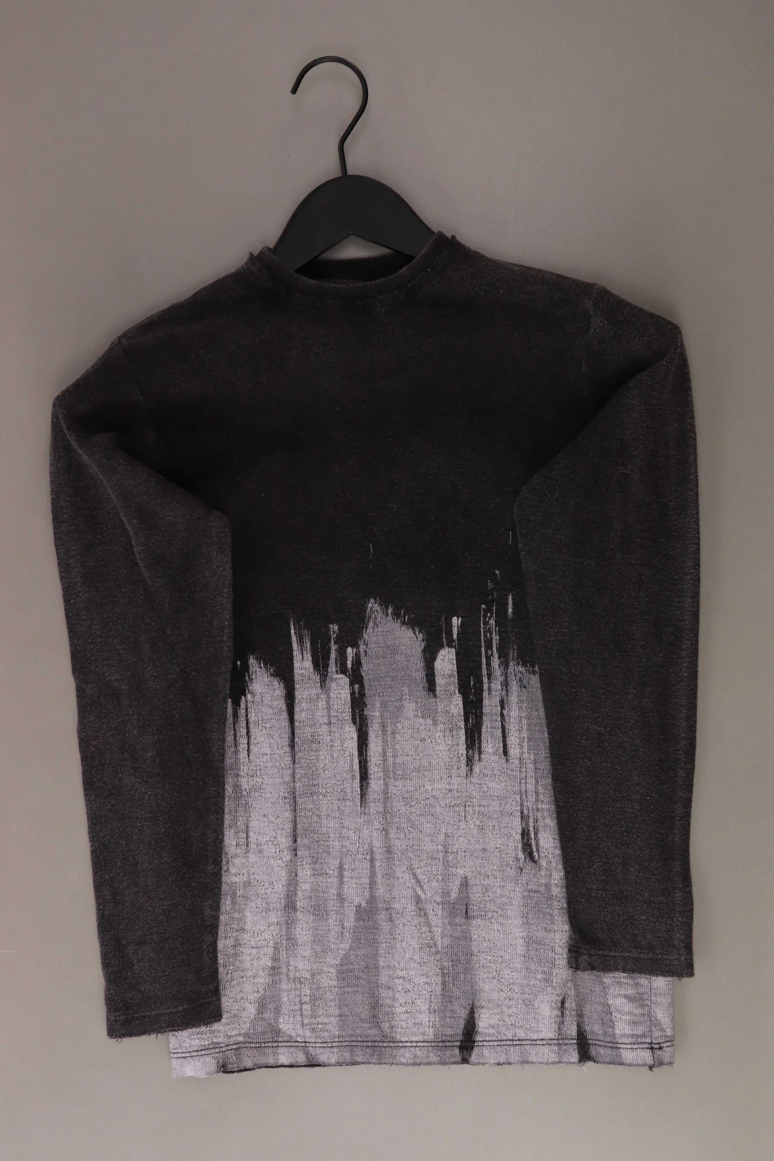 little creative factory Kinder Shirt "Stonewash Brushstroke" grau Größe 10-11 Jahre neu mit Etikett